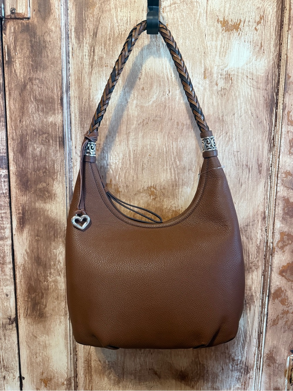 Brighton Contempo Shelby Hobo in Bourbon brown